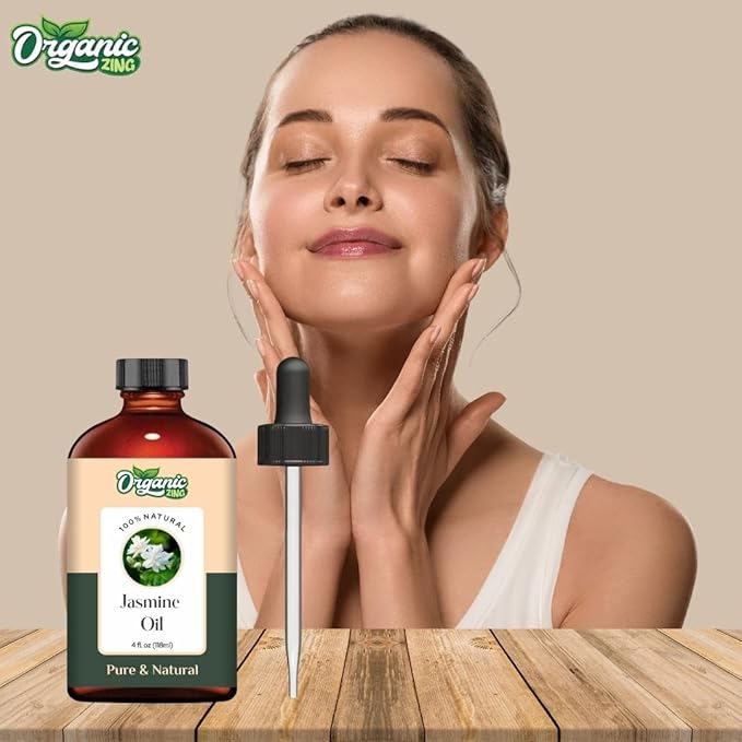 Jasmine (Jasminum Officinale.) Oil | Pure & Natural Essential Oil for Skincare, Massage, Aroma and Diffusers - 118ml/3.99fl oz