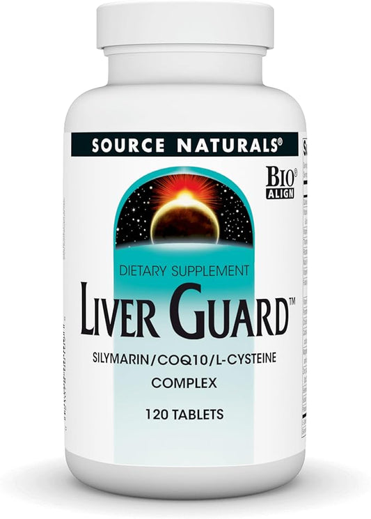 Source Naturals Liver Guard, with Silymarin, CoQ10, L-Cysteine 120 Tablets
