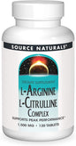 Source Naturals L-Arginine L-Citrulline Complex, 120 1000 mg