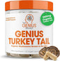 Genius Turkey Tail Supplement Capsules – Organic, Comprehensive Digestive and Gut Health Support – 120 Capsules