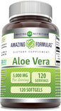 Amazing Formulas Aloe Vera 5000mg 120