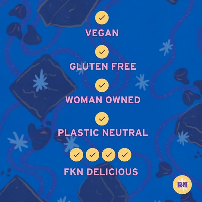 Raw Rev Vegan High-Protein Bars, Double Chocolate Brownie Batter, 10g Plant Protein, 12g Fiber, Non-GMO, 1.6 Oz, 12 Count (Pack of 1)
