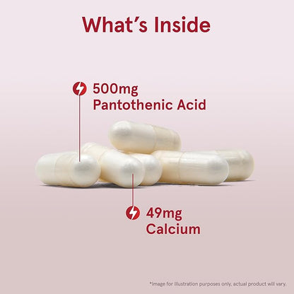 Jarrow Formulas Pantothenic Acid B5 500 B5 for 100 Veggie 100 Day