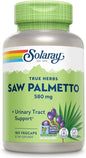 Solaray Saw Palmetto Berry 580 mg, Healthy Prostate and Urinary Tract Support from Fatty Acids & Plant Sterols for Men and Women, Non-GMO, Vegan & Lab Verified, 180 VegCaps, 180 Servings