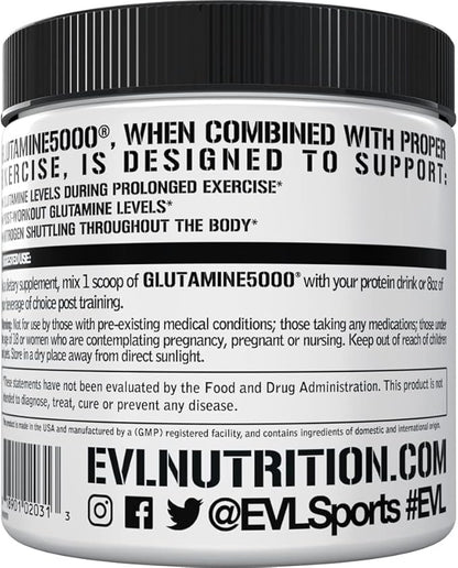 Pure Vegan L-Glutamine Powder Supplement 5g L