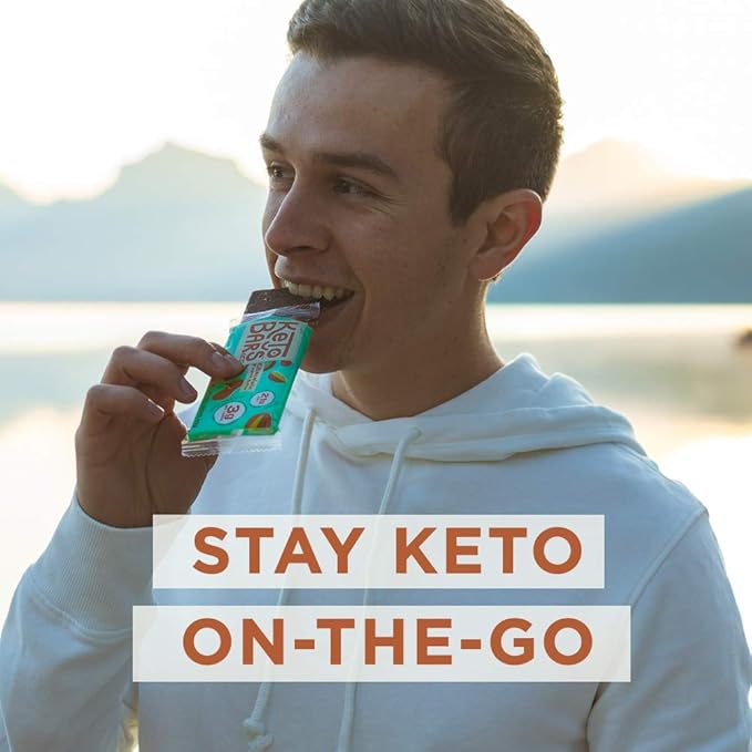 KETO BARS : The Original High Fat, Low Carb, Ketogenic Bar. Gluten Free, Homemade with simple ingredients. [Chocolate Peanut Butter, 10 Pack]