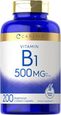 Carlyle Vitamin B1 500mg (Thiamine) 200 Vegetarian