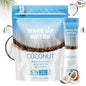 Wake Up Water - Energy + Hydration Sugar Free 15 Pack, Coconut Flavor - Energy Drink Powder, Electrolytes Powder Drink, Natural Caffeine Mix Packet, B Vitamins, 5 Calories, Gluten Free - .10 oz (2.9g)