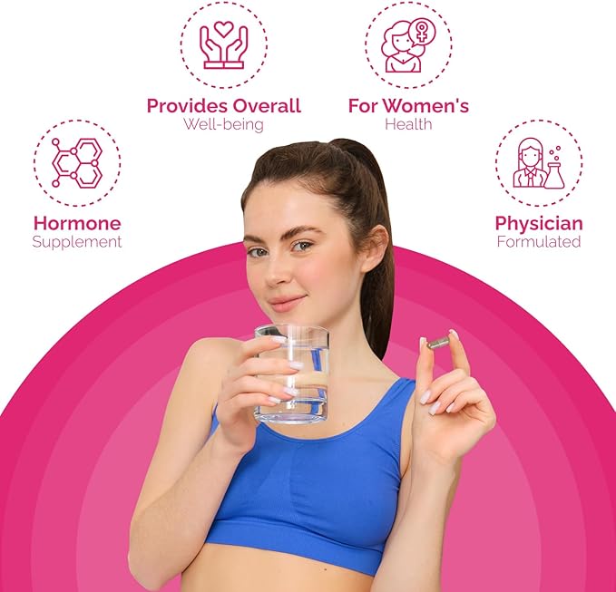 Femme Optimyze - 120 Women's Hormone Balance Capsules - Hormone Balance For Women - Hormone Balancing Supplement For Women - Female Hormones Support Supplement - Hormonal Regulation