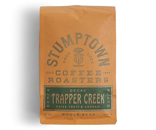 Stumptown Coffee Roasters Whole Bean, Trapper Creek Decaf, Whole Bean Trapper Creek Decaf, 12 Oz