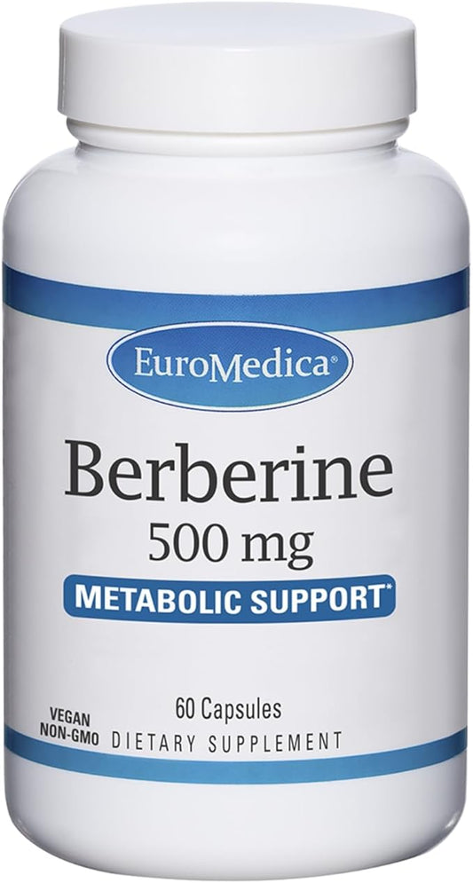 Euromedica Berberine 500 mg 60 Capsules 60 Servings