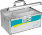 Medicine Lock Box,locking medicine box,【Large】 14.37 8.86 × 7.68 inch,lock