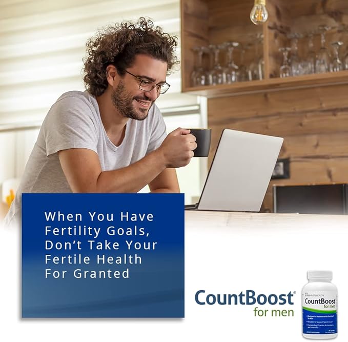 Fairhaven Health CountBoost for Men Optimal CoQ10-60 Capsules
