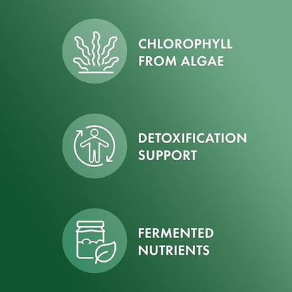 Dr. Mercola Fermented Chlorella with Chlorophyll, 90 Servings (450 Tablets), 2 Bottles,