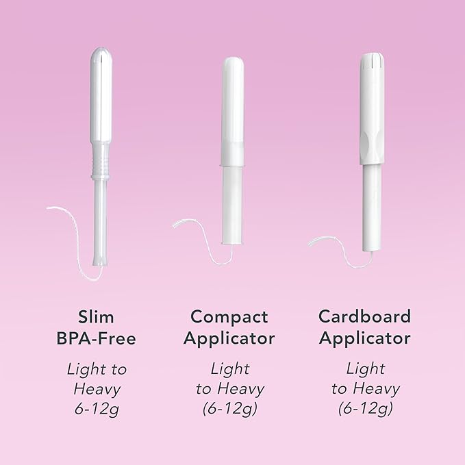 Rael Tampons, Compact Applicator Tampon Made (36 Count,