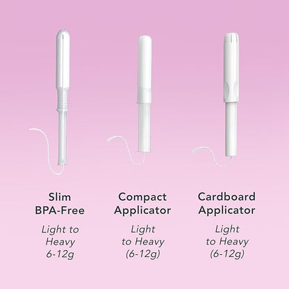 Rael Tampons, Compact Applicator Tampon Made (36 Count,