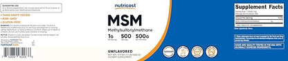 Nutricost Pure MSM Powder 500 Grams