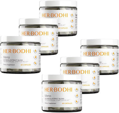 Meno- Menopause Hormonal Balance for Women, Estrogen Soy Isoflavones Menopause Supplement for Women, Ashwagandha, Black Cohosh Hot Flashes Menopause Relief, Night Sweats Relief 360Caps