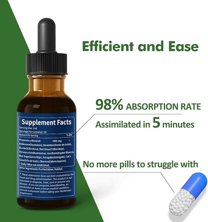 Cleavers Lymphatic Drainage Drops for Lymph 4oz