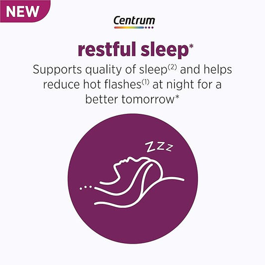 Centrum Restful Sleep Menopause Support Tablets, 28 Count