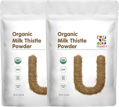 UNLEASH'D ORGANIC 2-Pack Milk Thistle Powder(1