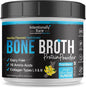 Intentionally Bare Bone Broth Organic Protein Powder Vanilla - Grass Fed Vanilla Protein with Collagen Types 1 2 & 3 - Keto Collagen Powder - Vanilla Collagen Powder for Joints & Gut - 20 Servings