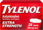 Tylenol Extra Strength Caplets with 500 24 ct
