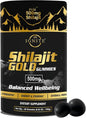 Pure Himalayan Shilajit Gummies - High Potency Gold Grade, 100% Shilajit, 75%+ Fulvic Acid for Energy Boost & Immune Support, Travel-Friendly, Tamarind Flavor - 60 Gummies