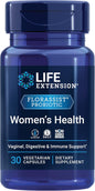 Life Extension FLORASSIST® Probiotic Women's Health, Vaginal Health, Digestive Health, Immune Health, Gluten-Free, Non-GMO, Vegetarian, Once-Daily Formula, 30 Capsules