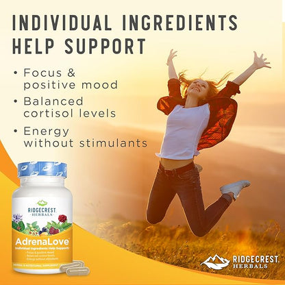 RidgeCrest Herbals Adrenal Fatigue Fighter (New (60 Caps, 30 Serv)