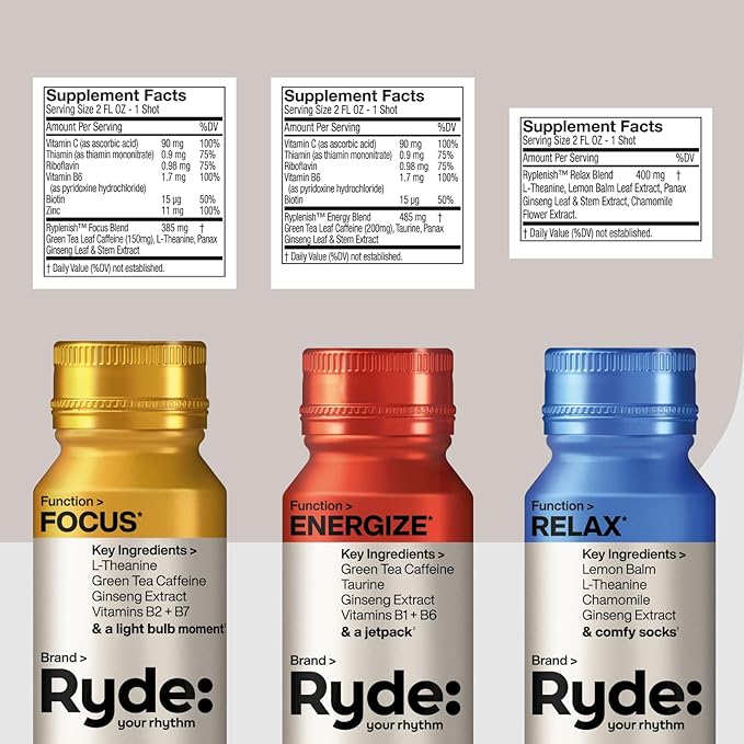 Ryde: Discovery Pack 0 Calories, 0 Sugar (6 Pack)