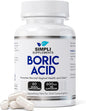 60 Boric Acid Suppositories 600mg/serving