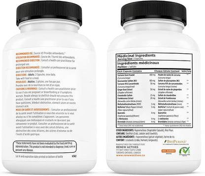 Renew Actives Turmeric Platinum 120 Capsules