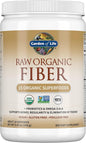 Garden of Life Fiber Supplement, Raw 10 Servings, 15 Organic Omega-3 ALA, 4g Soluble 5g Insoluble