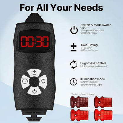Red Light Therapy for Feet & Leg,660nm & 850nm Near
