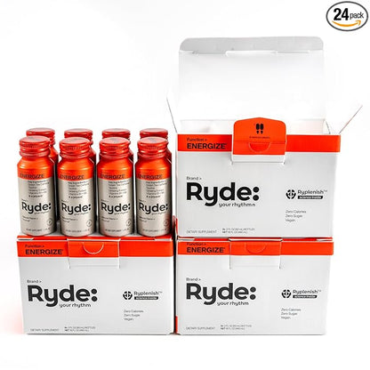 Ryde: Energize Shot 0 Calories, 0 Sugar 2 FL (24 Pack)
