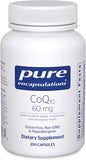 Pure Encapsulations CoQ10 60 mg Q10 Supplement 250 Capsules