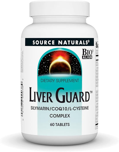 Source Naturals Liver Guard CoQ10, N-Acetyl 60 Tablets
