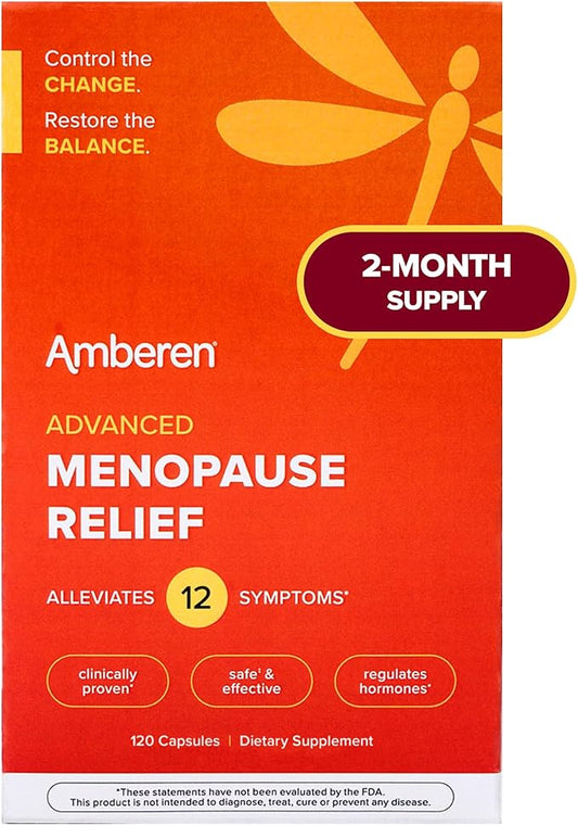 Amberen: Safe Multi-Symptom Menopause Relief. Clinically 12 Menopause 2 Month