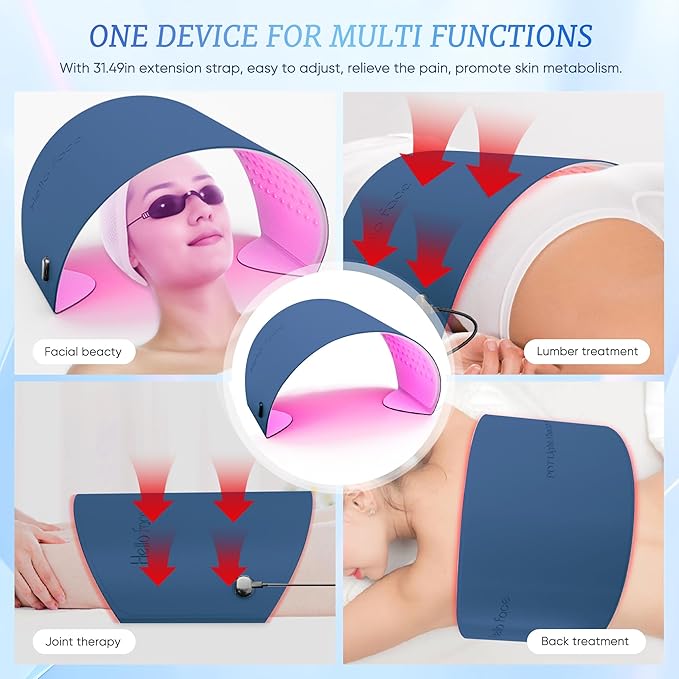 Multifunction Red Light Therapy for Face 850nm Near-Infrared
