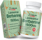 Liposomal Berberine HCL - Berberine 1500mg Activates AMPK & GLP-1, High Bioavailability Berberines Supplement for Women and Men, Berberine Plus Overall Health Support (1 Pack)