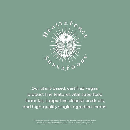 HealthForce SuperFoods Vitamineral Green - Mineral Supplement for Immune & Thyroid Support - Green Powder Supplement with Ingredients from The Land - Gluten-Free & Vegan - 300 Grams