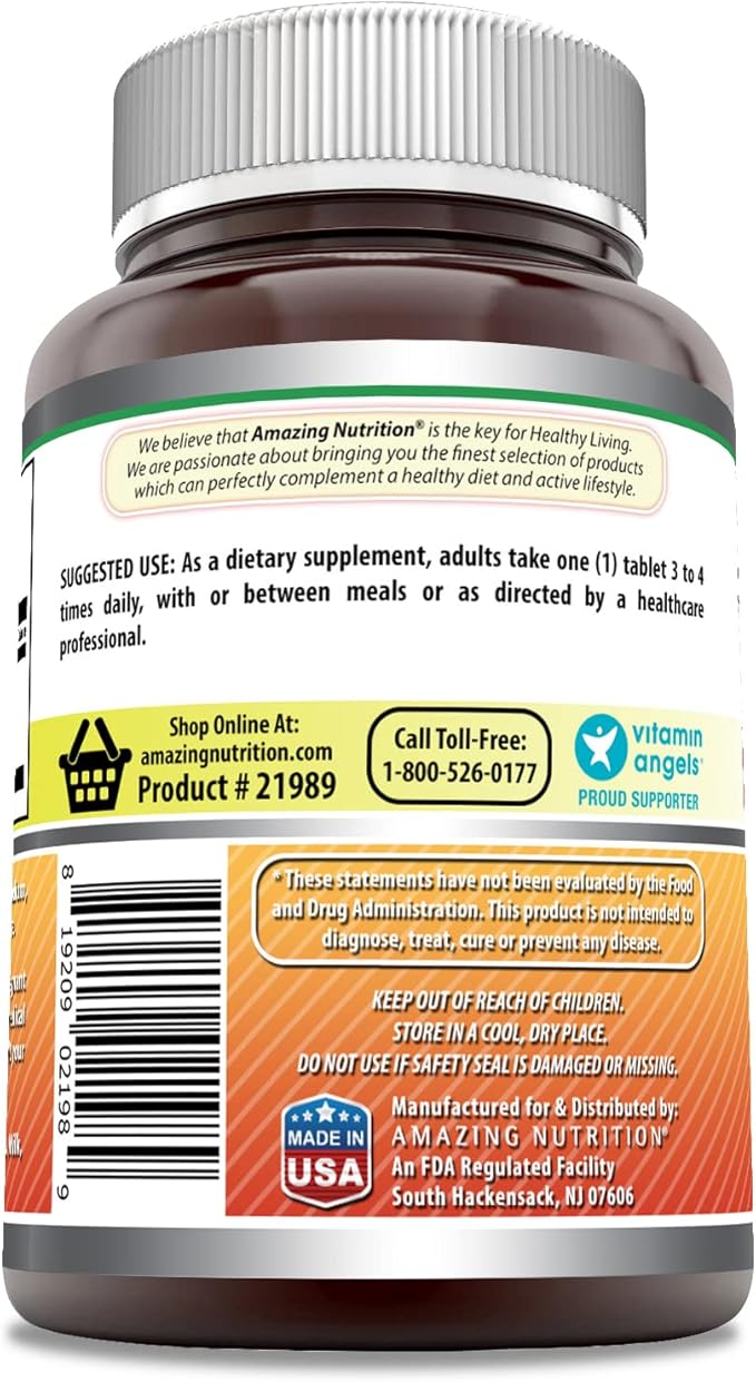 Amazing Formulas Bromelain 500 Mg Tablets Supplement (240 Count)