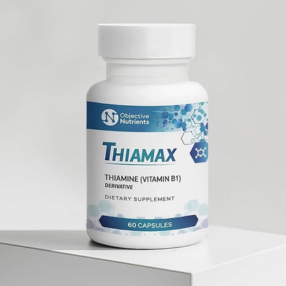 Thiamax Vitamin B1 (Thiamine TTFD) Capsules, 100mg, 60 60 Count