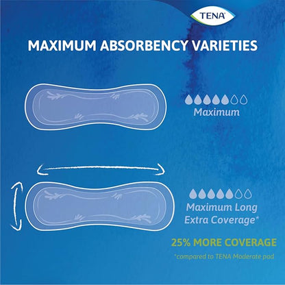TENA Incontinence Pads, Bladder Control & 117 Count