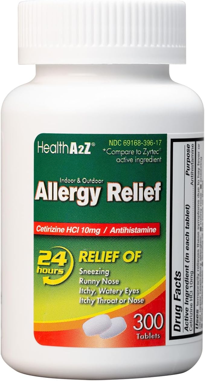 HealthA2Z® Allergy Relief 10mg | (300 Count 1))
