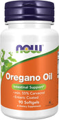 NOW Supplements, Oregano Oil with Ginger 90 Softgels