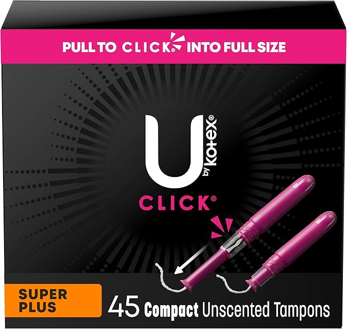 U by Kotex Tampons, Click Compact, 45 Count