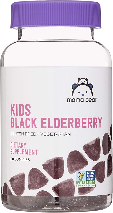 Amazon Brand - Mama Bear Vegetarian 300 mg 60 Count (1 to 2 Month