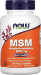 NOW Supplements, MSM (Methylsulfonylmethane) 1,000 mg, 120 Veg